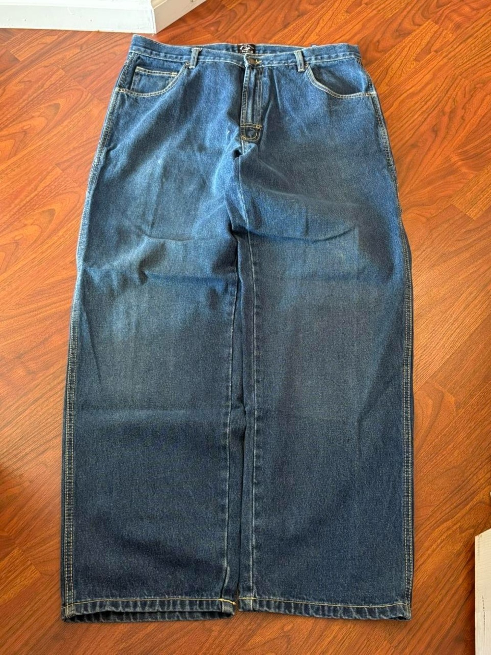 Beverly Hills Polo Club Men’s Relaxed Blue Denim Jeans - Picture 6 of 9